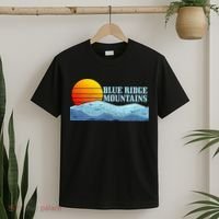 Blue Ridge Mountains Vintage Hiking Camping T-Shirt thumb 2