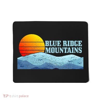 Blue Ridge Mountains Vintage Hiking Camping Mousepad