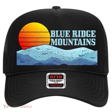Blue Ridge Mountains Vintage Hiking Camping Hat