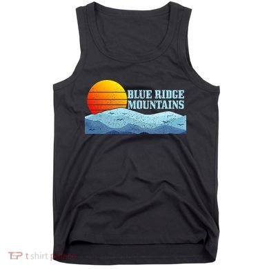 Blue Ridge Mountains Vintage Hiking Camping Tank Top