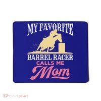 Barrel Racing Mom Horse Favorite Barrel Racer Mother's Day Gift Mousepad thumb 0