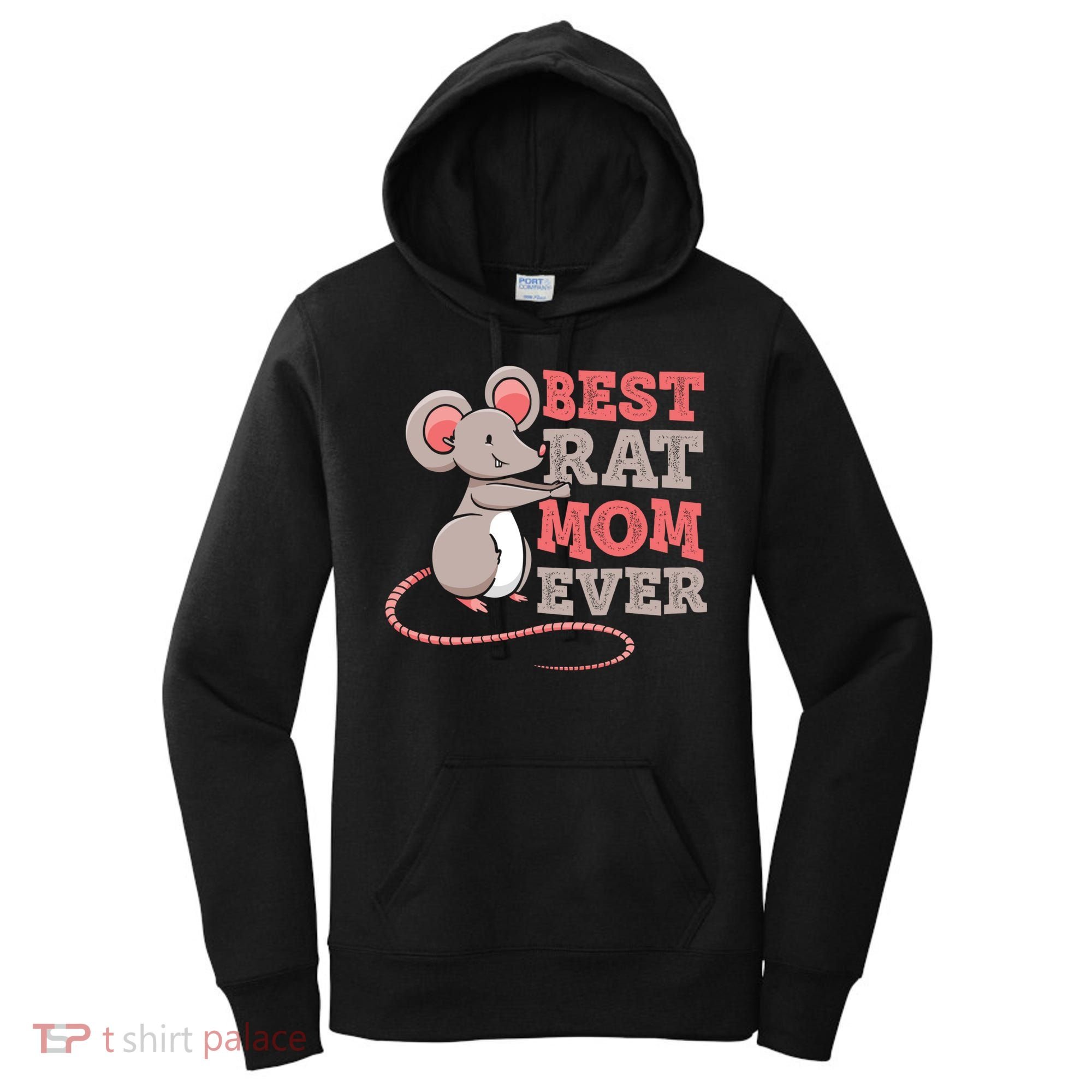 Best Rat Mom Ever Cute Lover Animal Rats Mother Mommy Gift Women's Hoodie