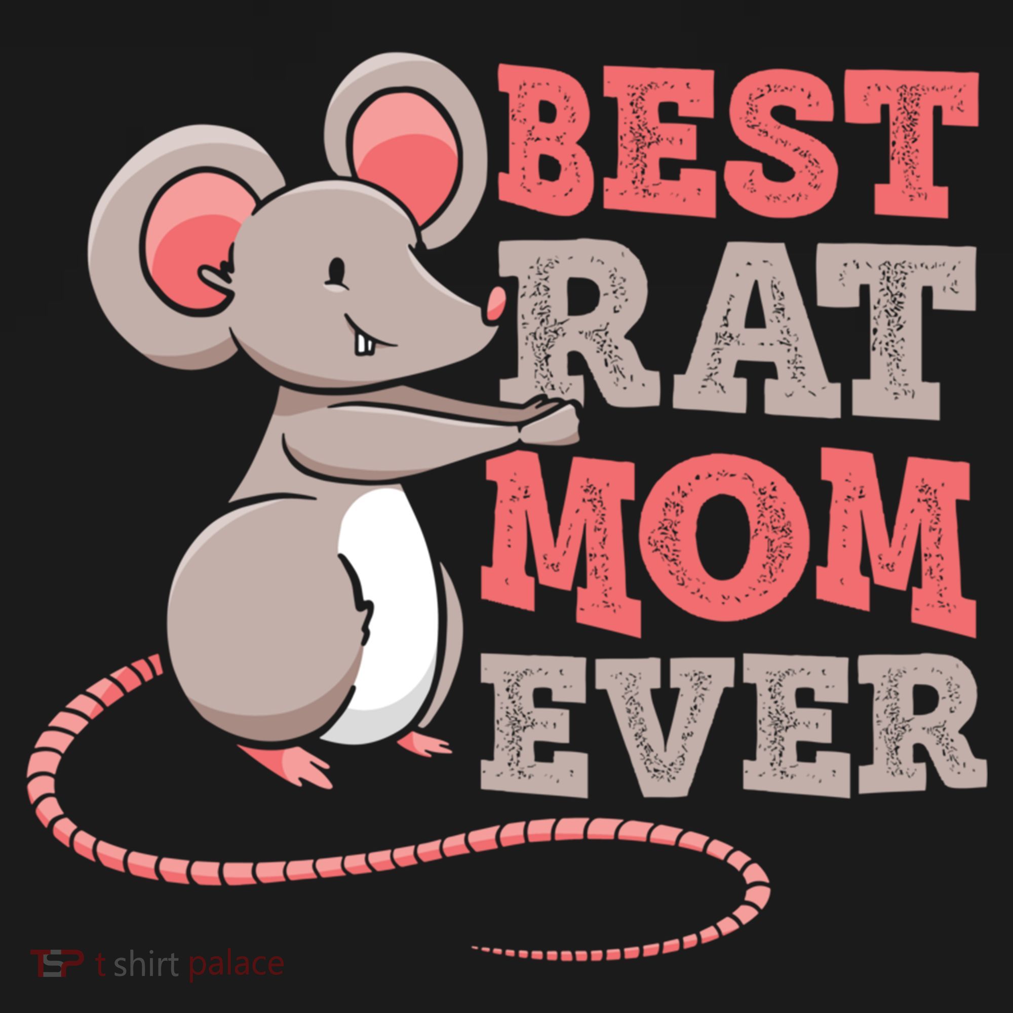 Best Rat Mom Ever Cute Lover Animal Rats Mother Mommy Gift Women's Hoodie