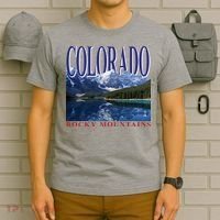 Beautiful Rocky Mountains Colorado T-Shirt thumb 6