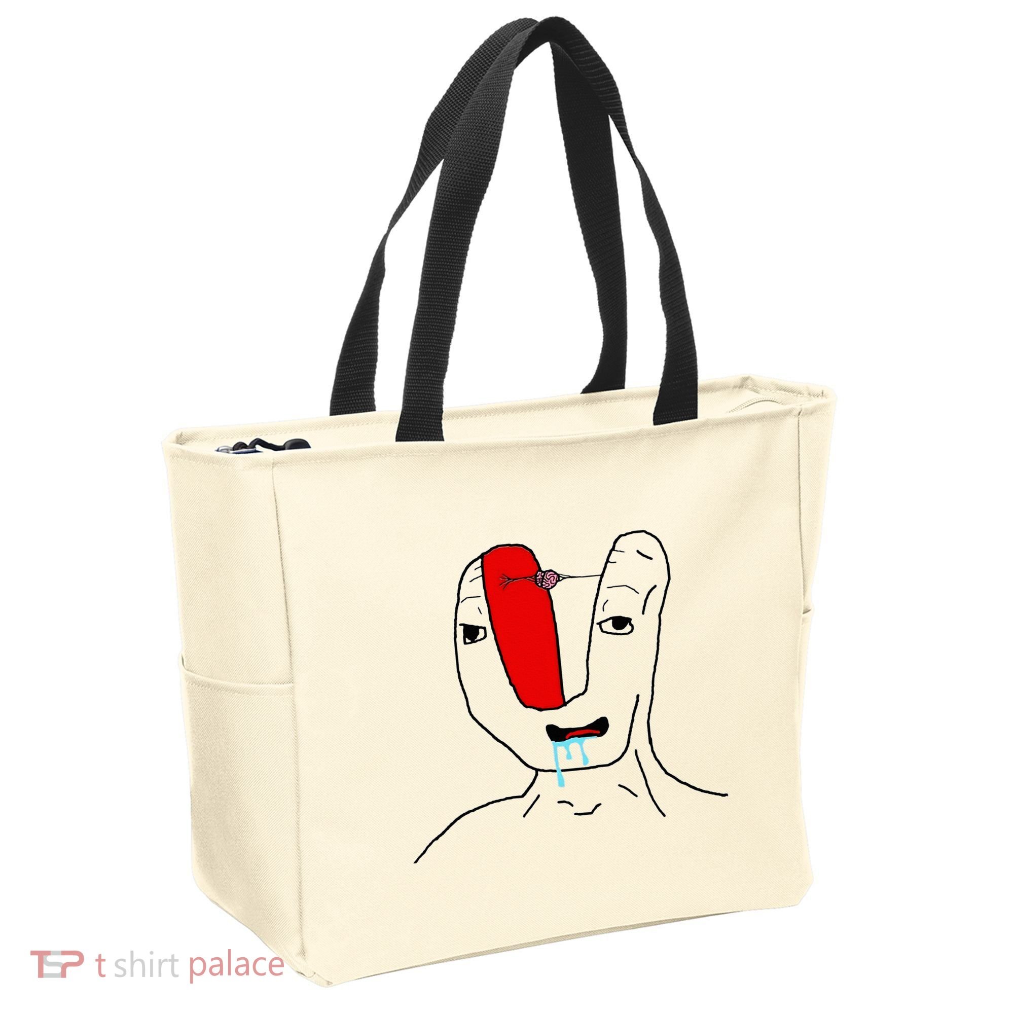 Brain Rot Meme Tote Bag