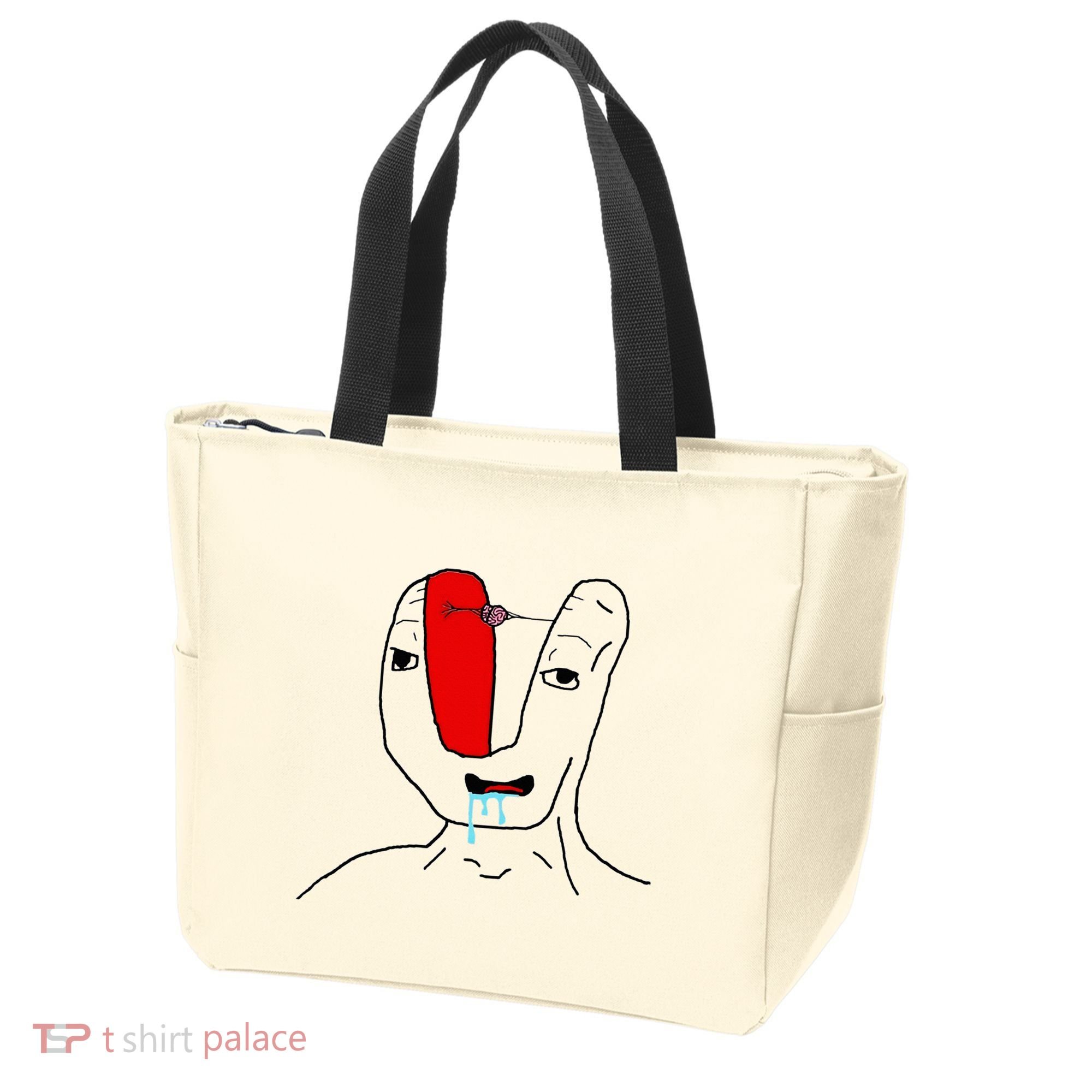 Brain Rot Meme Tote Bag