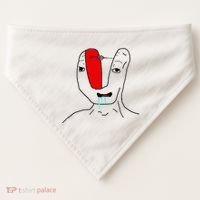 Brain Rot Meme USA-Made Doggie Bandana thumb 0