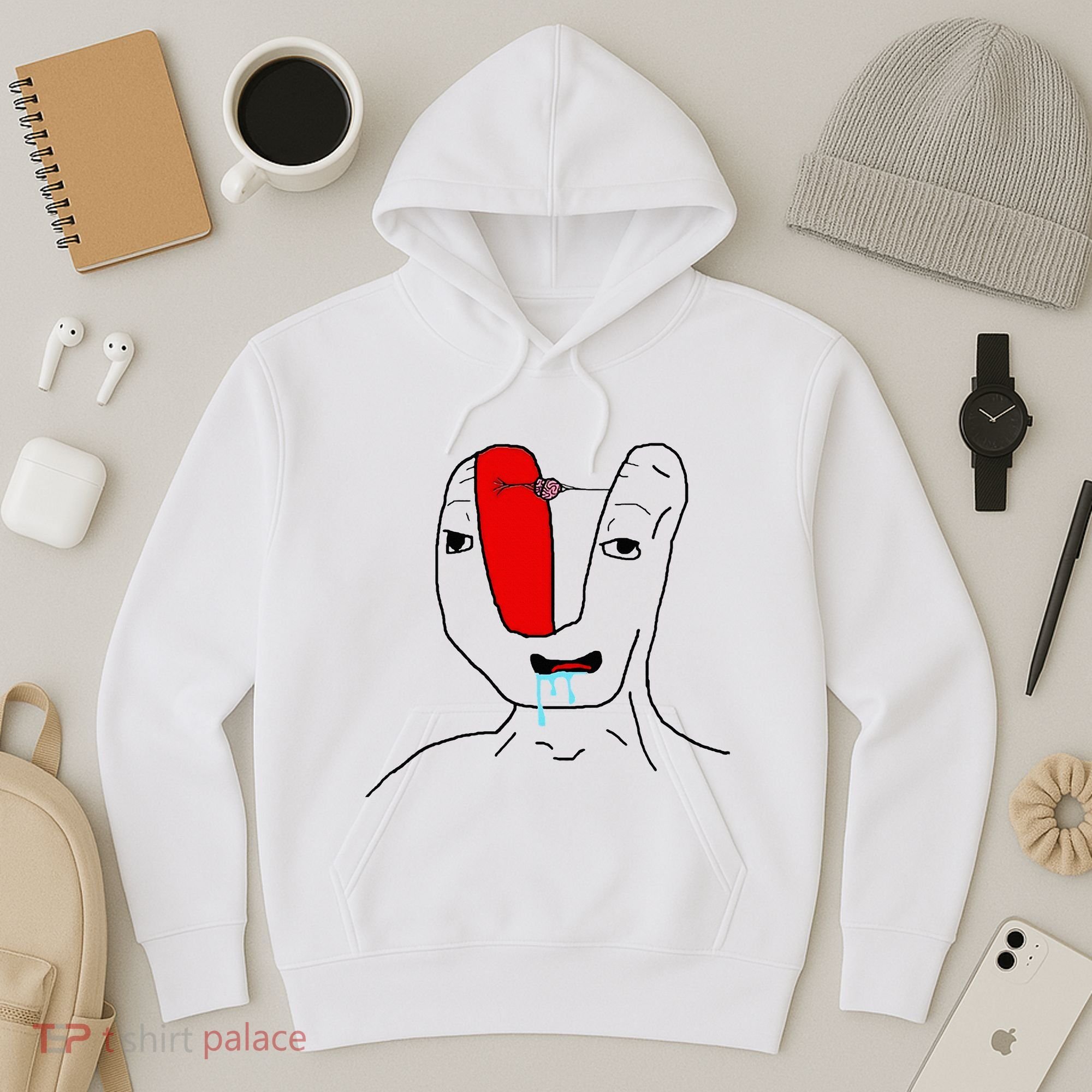 Brain Rot Meme Hoodie