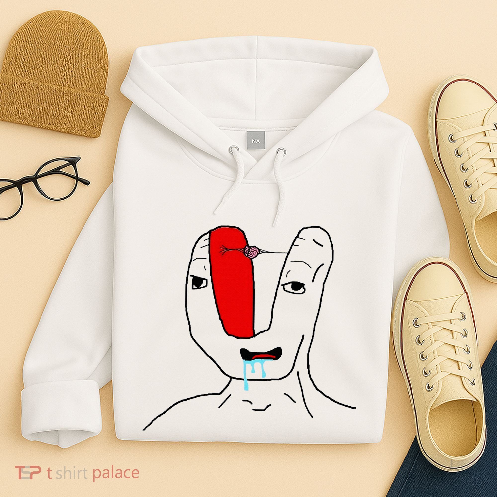 Brain Rot Meme Hoodie