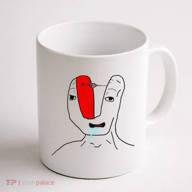 Brain Rot Meme Coffee Mug back