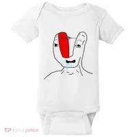 Brain Rot Meme Baby Bodysuit thumb 0