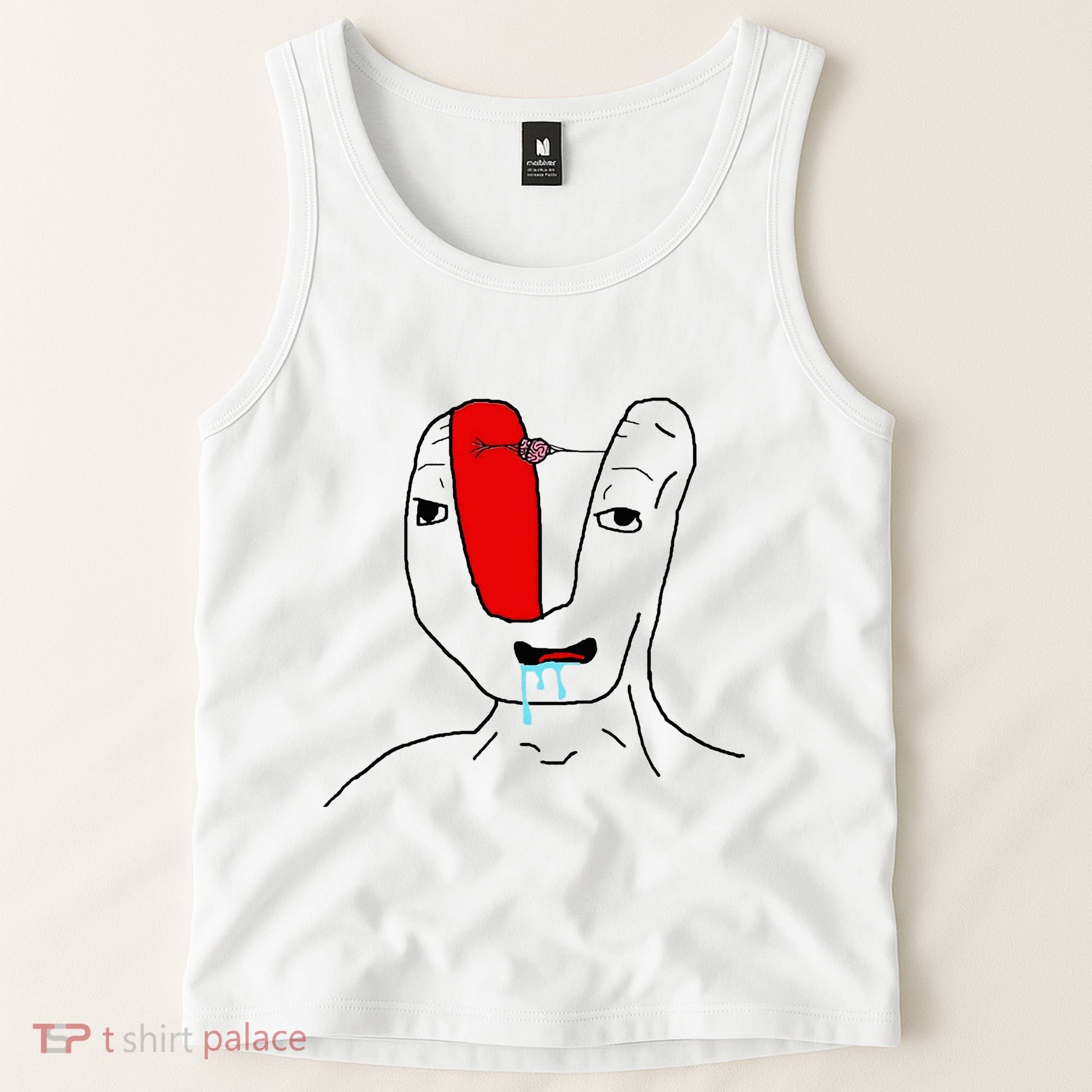 Brain Rot Meme Tank Top