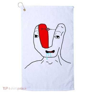 Brain Rot Meme Golf Towel