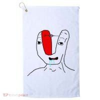 Brain Rot Meme Golf Towel thumb 0