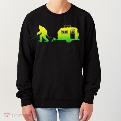 Bigfoot Rv Motorhome Camping Sasquatch Campervan Women's Sweatshirt