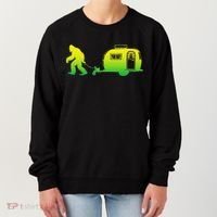 Bigfoot Rv Motorhome Camping Sasquatch Campervan Women's Sweatshirt thumb 0
