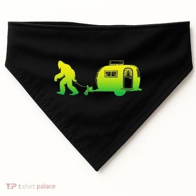 Bigfoot Rv Motorhome Camping Sasquatch Campervan USA-Made Doggie Bandana
