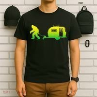 Bigfoot Rv Motorhome Camping Sasquatch Campervan T-Shirt thumb 6