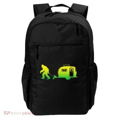 Bigfoot Rv Motorhome Camping Sasquatch Campervan Backpack
