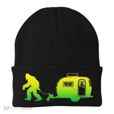Bigfoot Rv Motorhome Camping Sasquatch Campervan Beanie