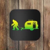 Bigfoot Rv Motorhome Camping Sasquatch Campervan Coaster thumb 0