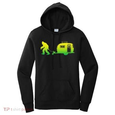 Bigfoot Rv Motorhome Camping Sasquatch Campervan Women's Hoodie