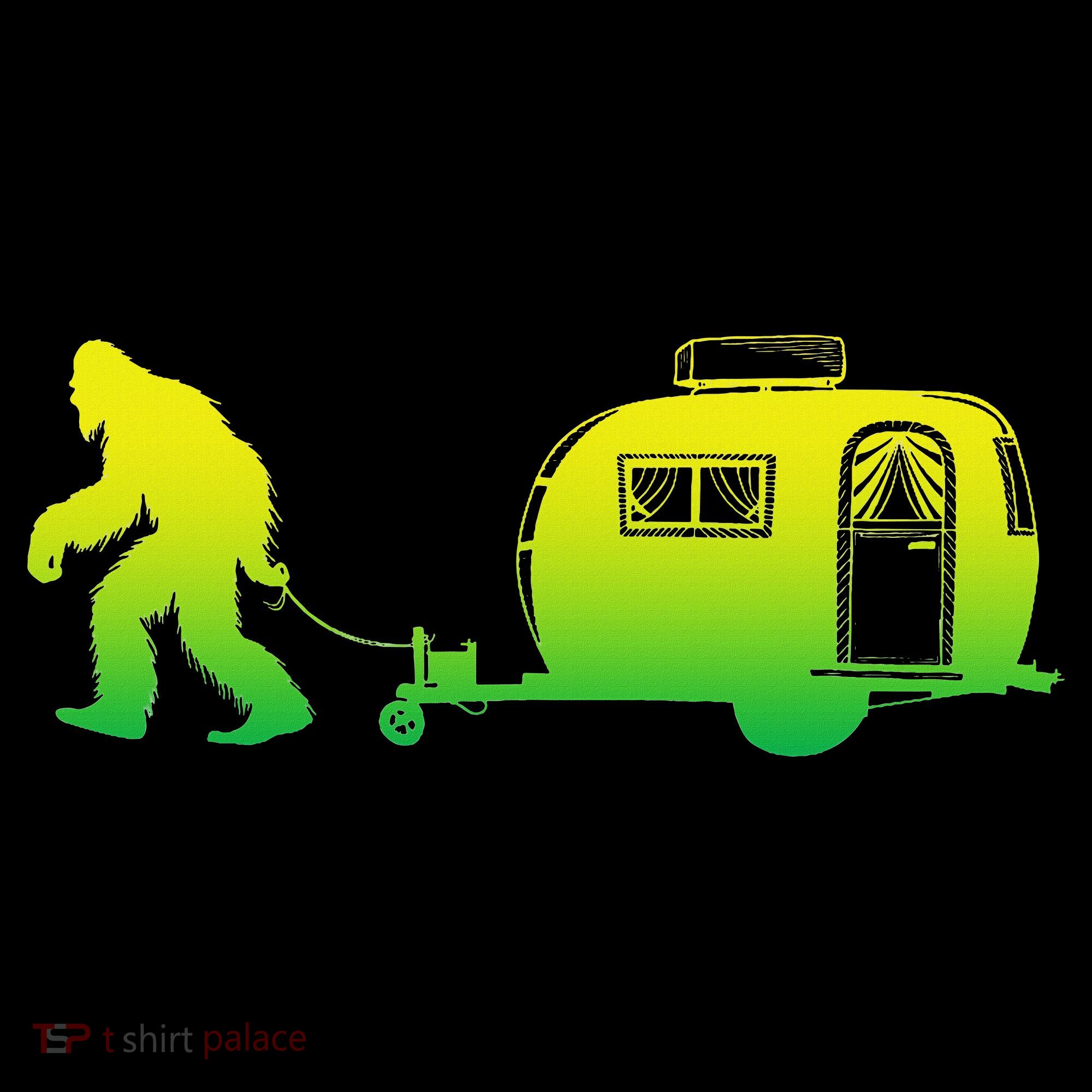 Bigfoot Rv Motorhome Camping Sasquatch Campervan Women's Hoodie