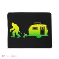 Bigfoot Rv Motorhome Camping Sasquatch Campervan Mousepad thumb 0