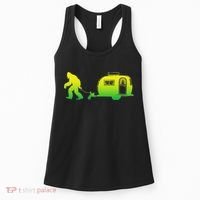 Bigfoot Rv Motorhome Camping Sasquatch Campervan Women's Tank Top thumb 0