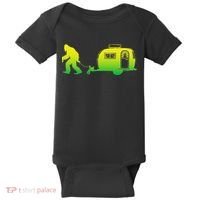 Bigfoot Rv Motorhome Camping Sasquatch Campervan Baby Bodysuit thumb 0