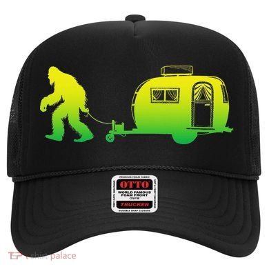 Bigfoot Rv Motorhome Camping Sasquatch Campervan Hat