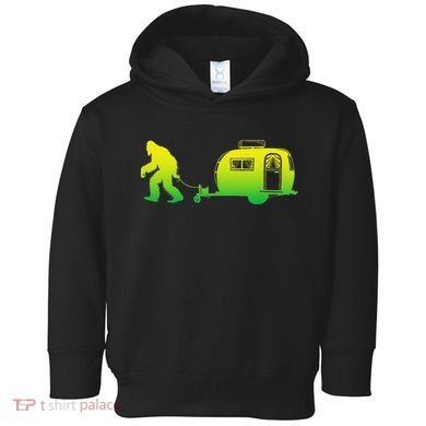 Bigfoot Rv Motorhome Camping Sasquatch Campervan Toddler Hoodie