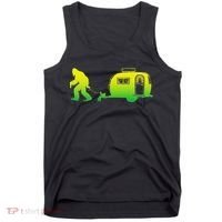 Bigfoot Rv Motorhome Camping Sasquatch Campervan Tank Top thumb 0
