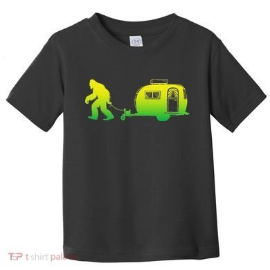 Bigfoot Rv Motorhome Camping Sasquatch Campervan Toddler T-Shirt