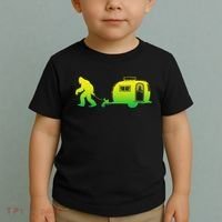 Bigfoot Rv Motorhome Camping Sasquatch Campervan Toddler T-Shirt thumb 2