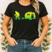 Bigfoot Rv Motorhome Camping Sasquatch Campervan Women's T-Shirt thumb 2