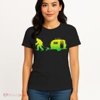 Bigfoot Rv Motorhome Camping Sasquatch Campervan Women's T-Shirt thumb 4