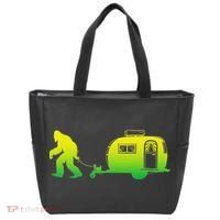 Bigfoot Rv Motorhome Camping Sasquatch Campervan Tote Bag thumb 0