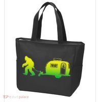 Bigfoot Rv Motorhome Camping Sasquatch Campervan Tote Bag thumb 3