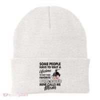 Bull Rider Mom Some People Have To Wait A Lifetime Xmas Beanie thumb 0