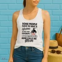 Bull Rider Mom Some People Have To Wait A Lifetime Xmas Women's Tank Top thumb 2