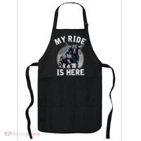 Bull Riding My Ride Is Here Western Cowboy Ranch Rodeo Apron thumb 0