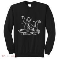 Bigfoot Riding Nessie Sweatshirt thumb 0