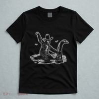 Bigfoot Riding Nessie T-Shirt thumb 5