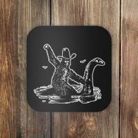 Bigfoot Riding Nessie Coaster thumb 0