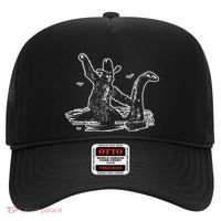 Bigfoot Riding Nessie Hat thumb 0