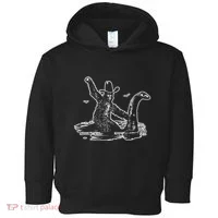 Bigfoot Riding Nessie Toddler Hoodie thumb 0