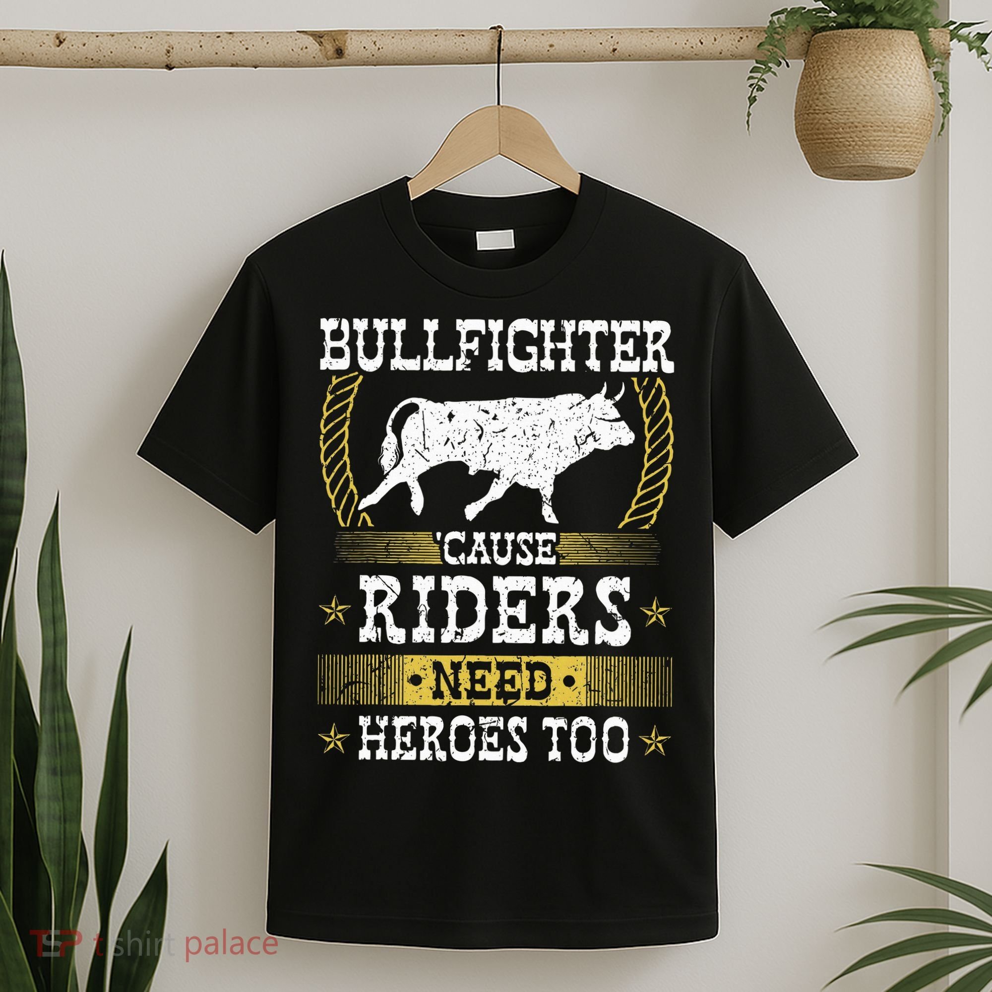 Bullfighter Riders Need Heroes Rodeo Clown Bullfighting T-Shirt