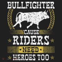 Bullfighter Riders Need Heroes Rodeo Clown Bullfighting Beanie thumb 2