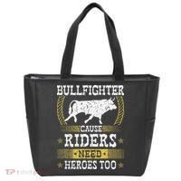 Bullfighter Riders Need Heroes Rodeo Clown Bullfighting Tote Bag thumb 0